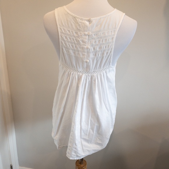 Madewell Embroidered Crochet Cotton Sleeveless Top - Picture 4 of 6
